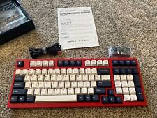 Leopold FC980M Mechanical Keyboard - Red, Cherry MX Clear picture