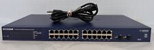 NETGEAR ProSafe GS724T v4 24 Port Gigabit Smart Switch With Power Cord picture