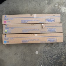 Genuine Konica Minolta Toner Cartridge Set TN626 CYM Bizhub C450i C450i C650i picture