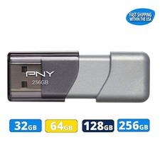 PNY 32GB 64GB 128GB 256GB FD Turbo Attache USB 3.0 Flash Drives Memory Stick Lot picture