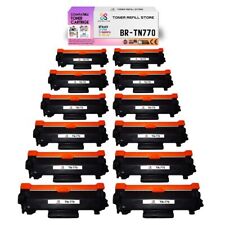 12Pk TRS TN770 Black Extra HY Compatible for Brother MFCL2750DW Toner Cartridge picture