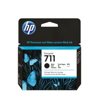 HP Genuine Original 711 Ink Cartridges 3PK BK/C/Y For DesignJet T120 T520 picture