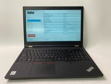 FOR PARTS Lenovo Thinkpad P15 Gen 1 i5-10400H 16GB DDR4 T1000 Bad Trackpad picture