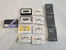 Commodore 64 Cassette Lot Qty 11 + Cleaner | Education | Vintage 1980s | Qty 11x picture