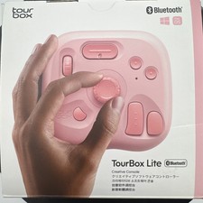 TourBox Lite - Editing Keyboard Compact,  Macro Keypad, wired Pink picture