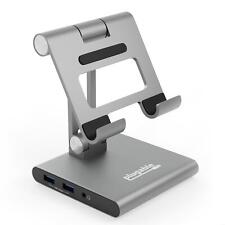 Plugable USB-C Dock with Stand 100W Hub, for Windows, iPadOS, Phones and Tablets picture