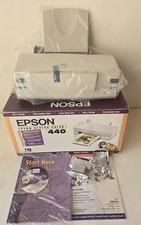 New Vintage Epson Stylus Color 440 Printer W/Box+Ink+Software+Manuals picture
