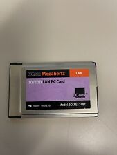 3Com Megahertz 3CCFE574BT 10/100 LAN PC Card only without Dongle Cable picture