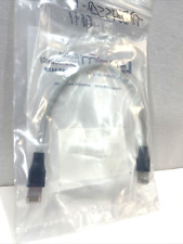 Shielded Cat 6 Cable, RJ45/ RJ45 PVC Jacket Gray 1ft picture